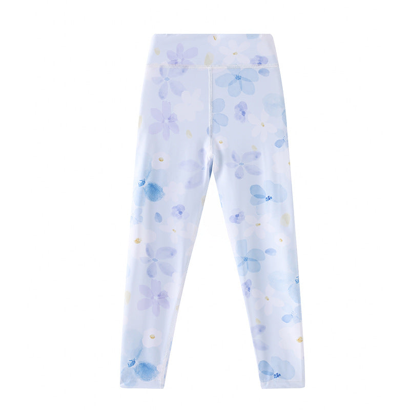 Yoga Class Cool Gradient Colorful Tights Sports Children's Pants