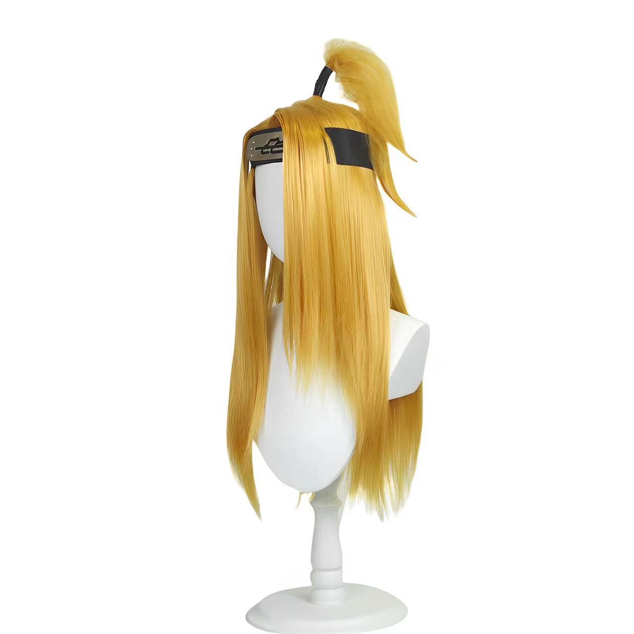 Anime Come Island Again Golden Yellow Cos Wig