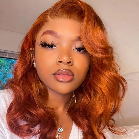 Listed Wavy Medium Long African Natural Wig Short Curly Hair