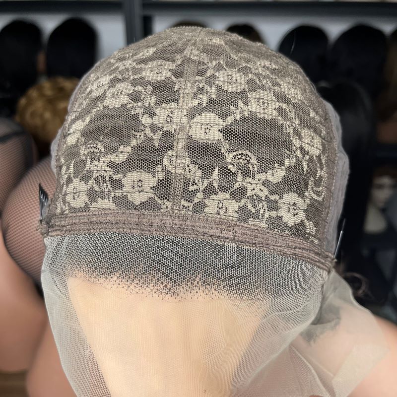 Front Lace Elf Head Cover Short Real Hair Wig