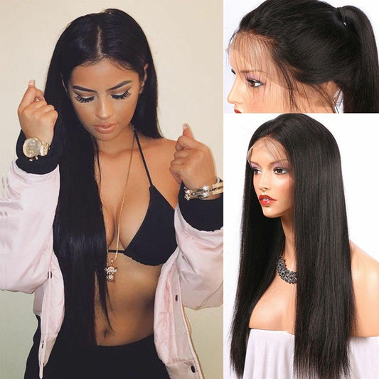 Graceful Creative Beautiful Black Fashion Female Long Straight Wig