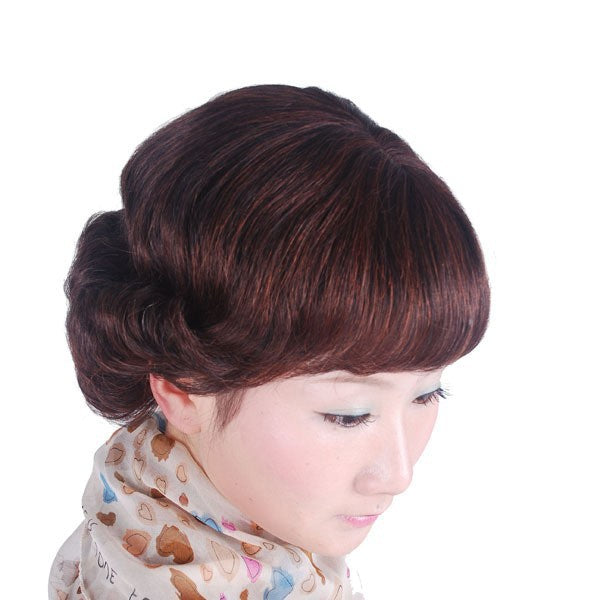 Innovative Whole Human Silk Fashion Lady Real Hair Wig