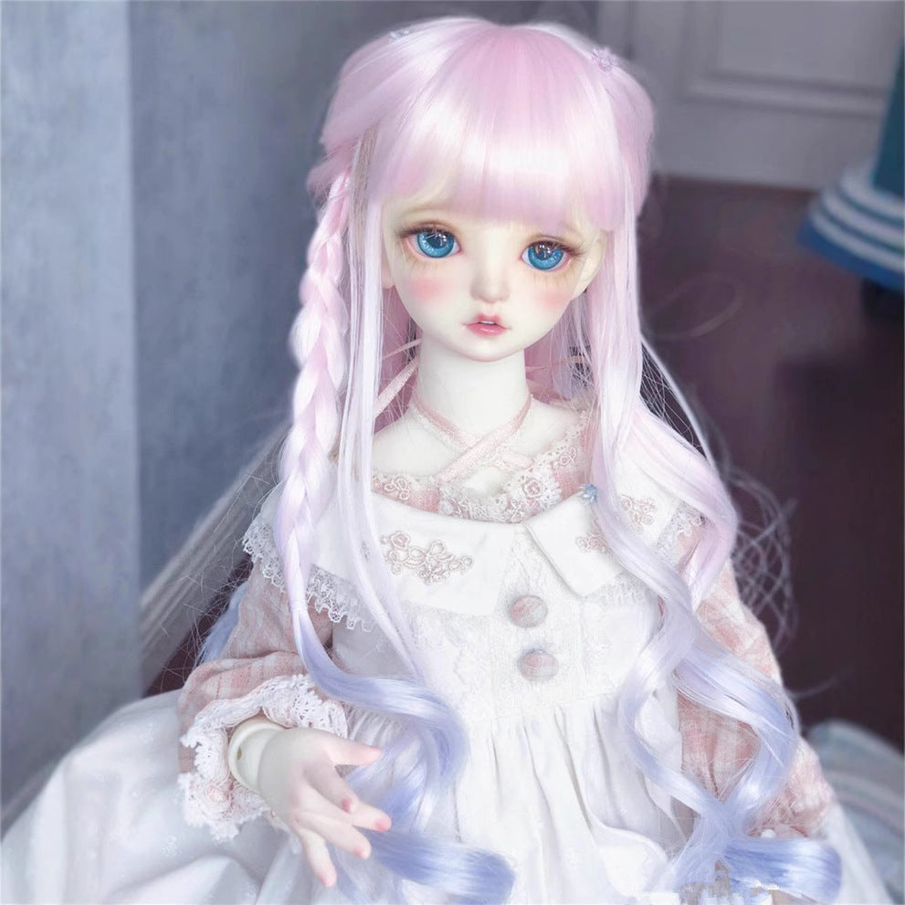Hairstyle Little Barbie Points Gradient Curly Wig Long Curls