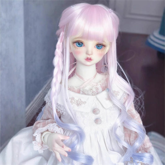 Hairstyle Little Barbie Points Gradient Curly Wig Long Curls