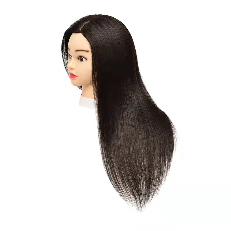 Hair Hairdressing Mannequin Head Apprentice Practice Cutting Hot Dye Styling Other Wig