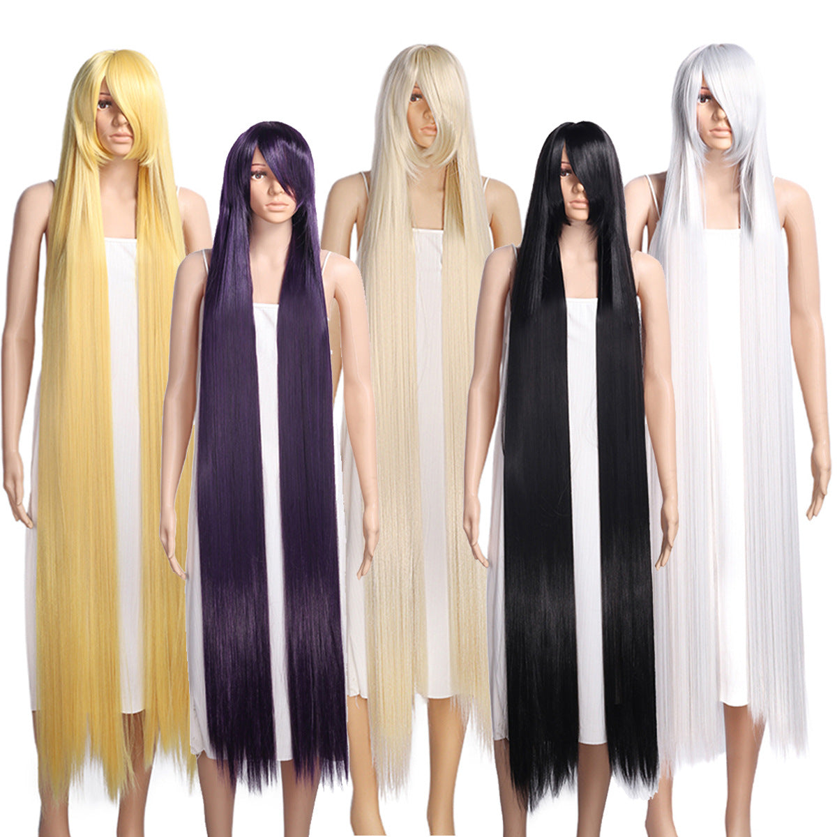 Costume Long Straight Hair Thickened Gram Universal Cos Wig