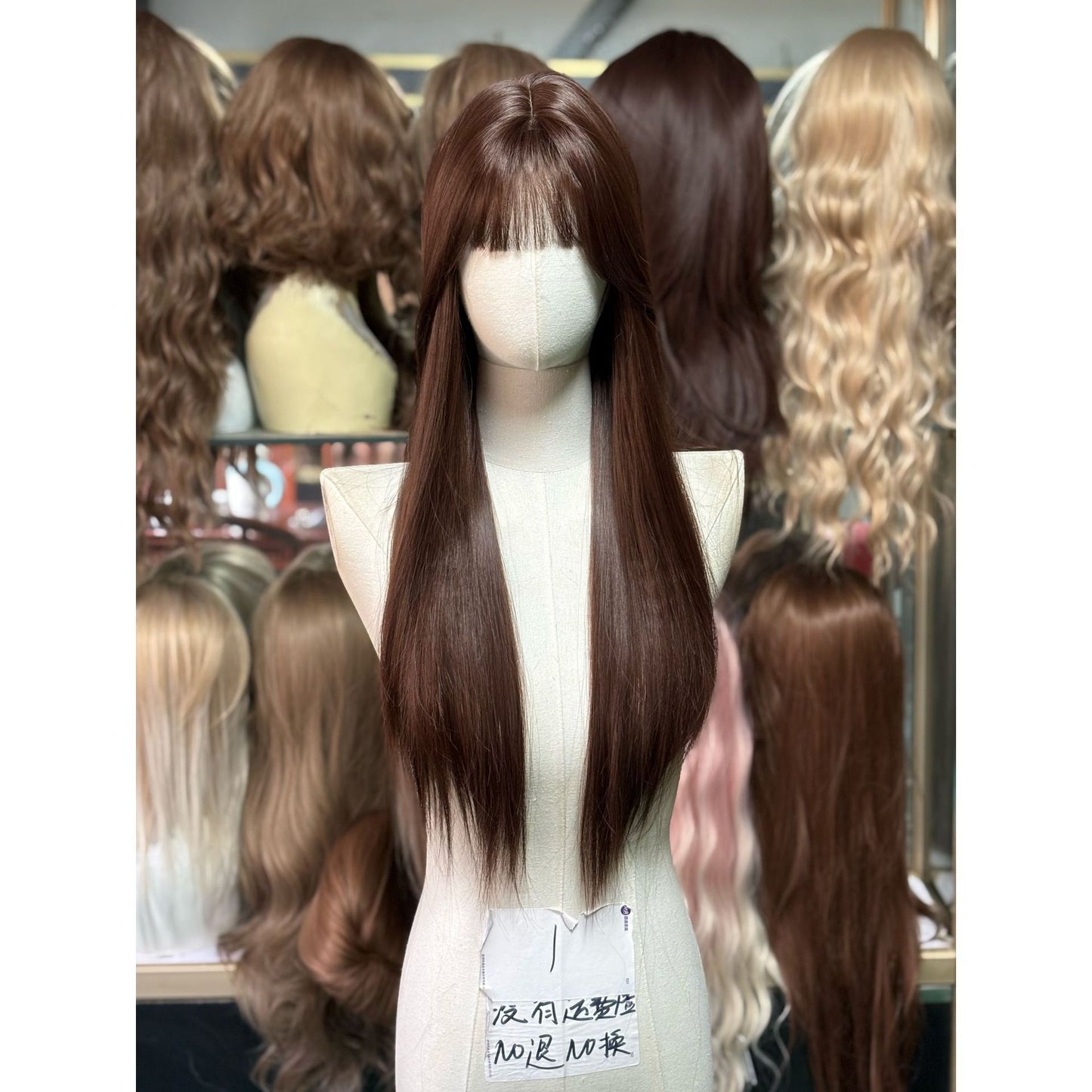 Hair Straight Curly Big Wave Realistic Wig Long Curls