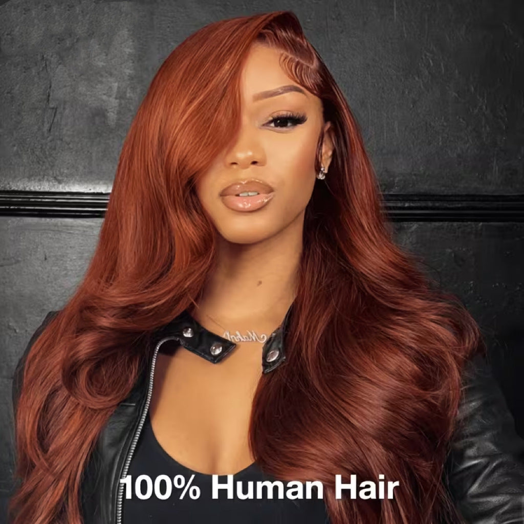 Front Lace Curly Big Wave Synthetic Wig Long Curls
