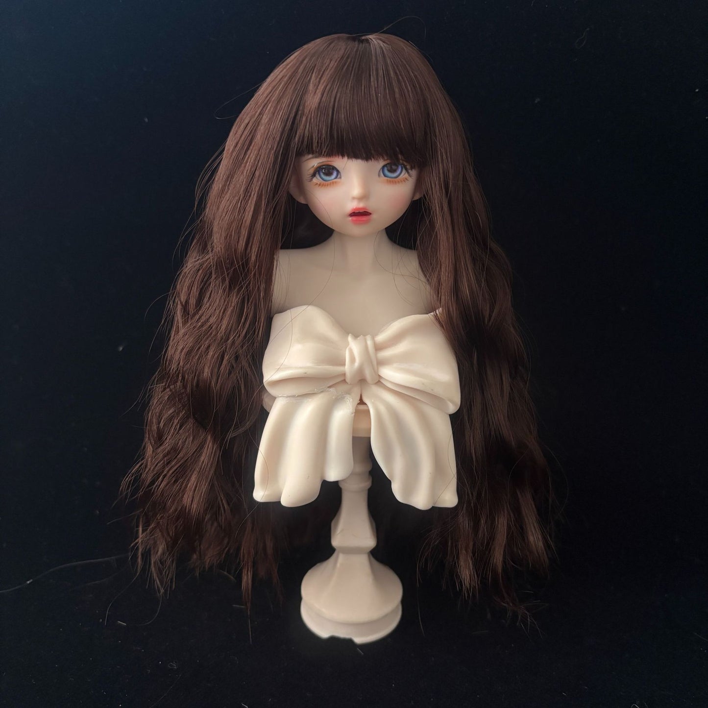 With Bangs Multicolor Small Curls Dress Up Cos Wig