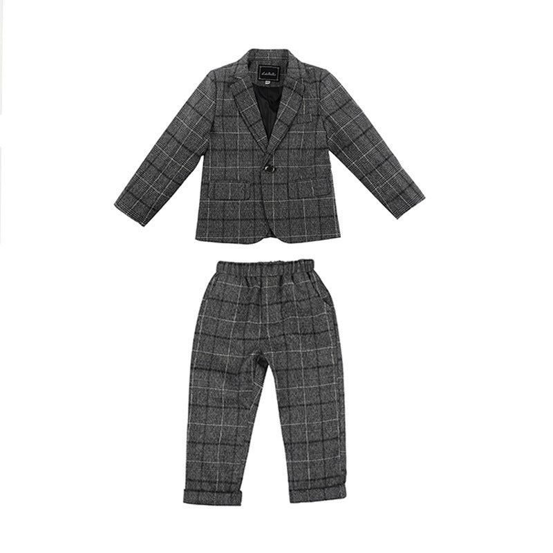 Men's & Children's Business Leisure Boys Korean Fashion Spring Children's Suit