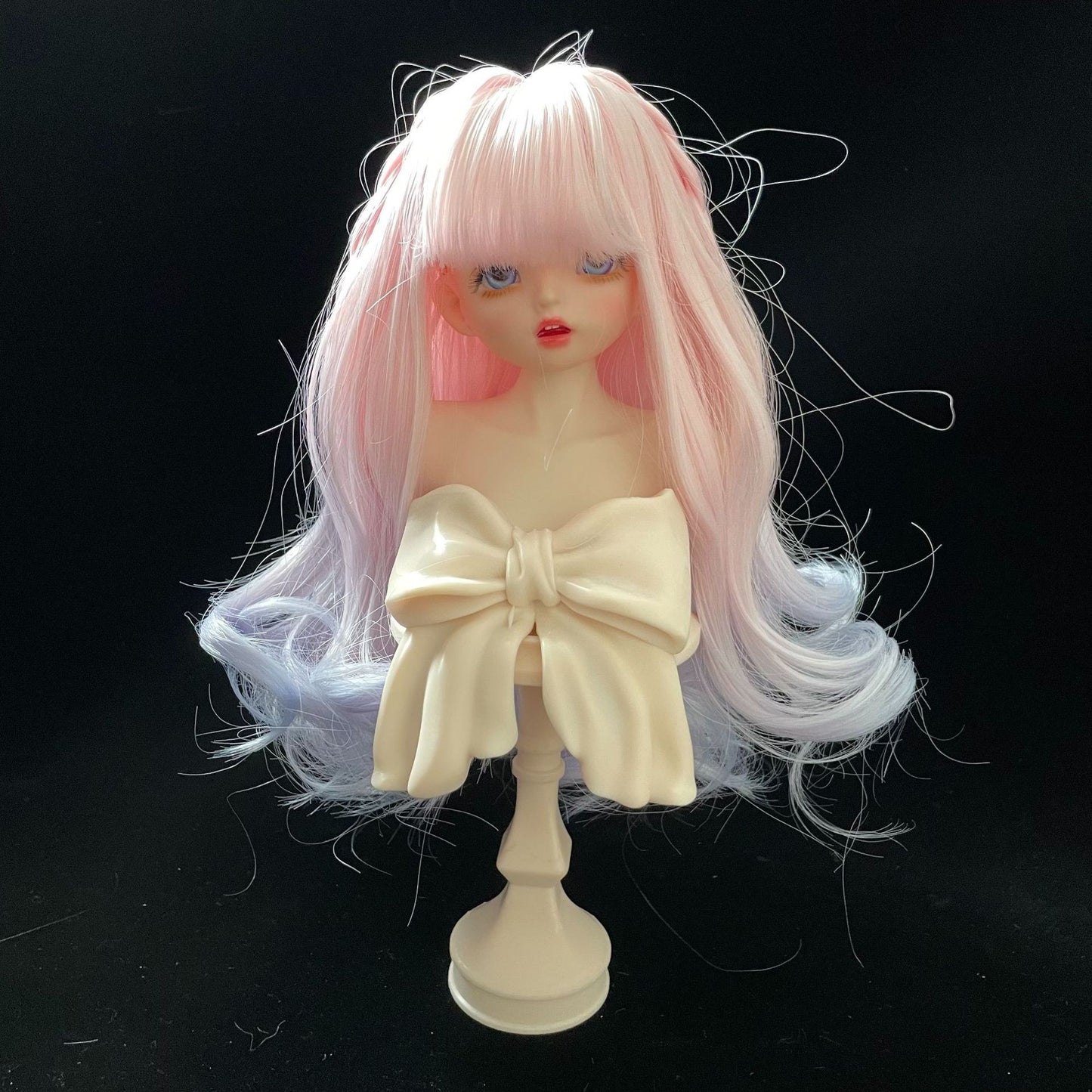 Points Ye Doll Pink Blue Gradient Cos Wig