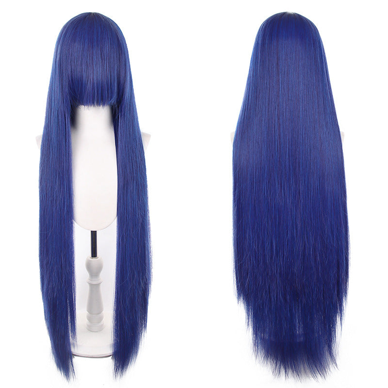 Mao Style Universal Scalp Head Long Bangs Cos Wig