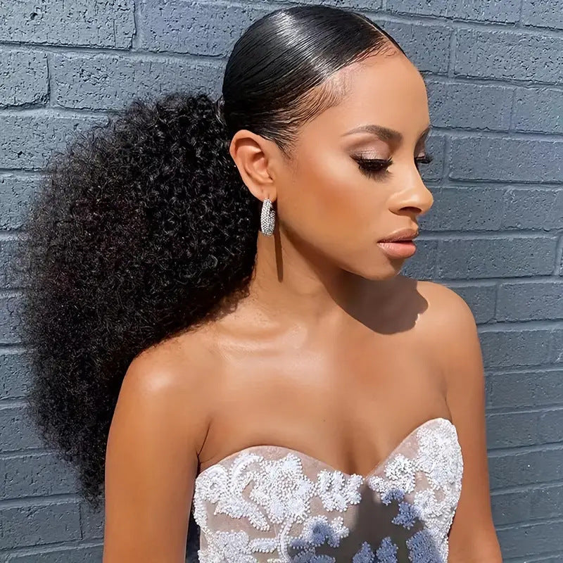 Tail African Fashion Chemical Fiber Fluffy Wig Ponytail