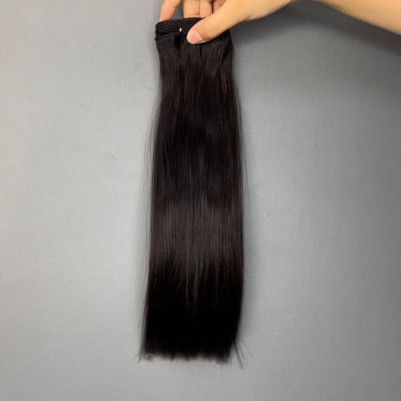 Vietnam Strip Of Human Weft Full Real Hair Wig