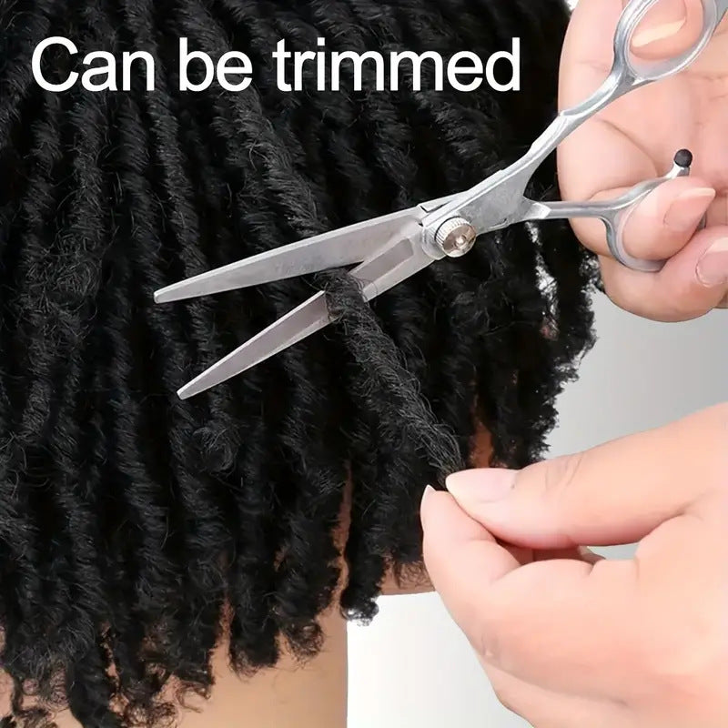 Chemical Fiber Crochet Hair Roller Curved Hollow Curler Men's Wig