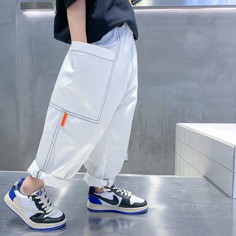 Children's Thin Anti Mosquito Middle Big Tide Children's Pants