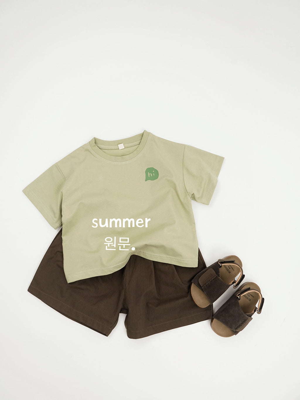 Children's Korean Style Clothing Summer Shorts Cropped Retro Fashionable Soft Children's Pants