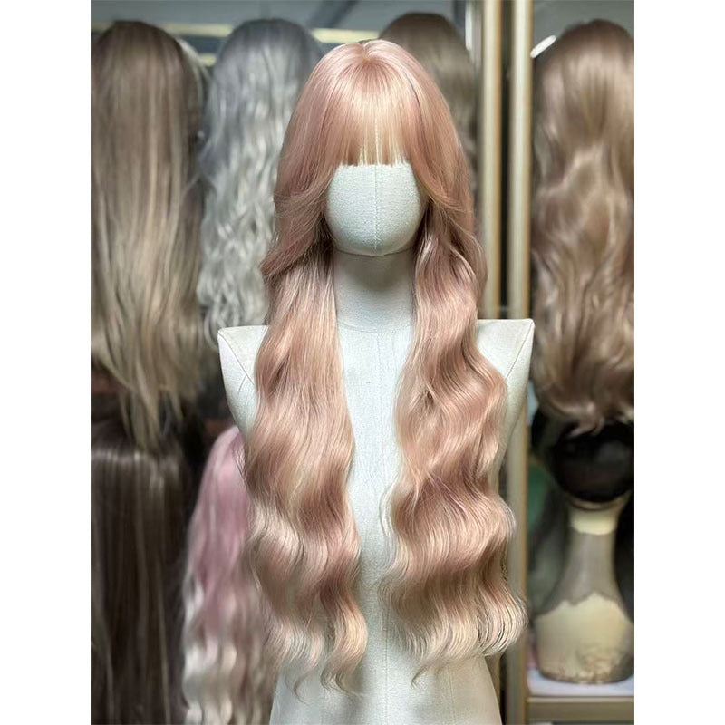 Hair Straight Curly Big Wave Realistic Wig Long Curls