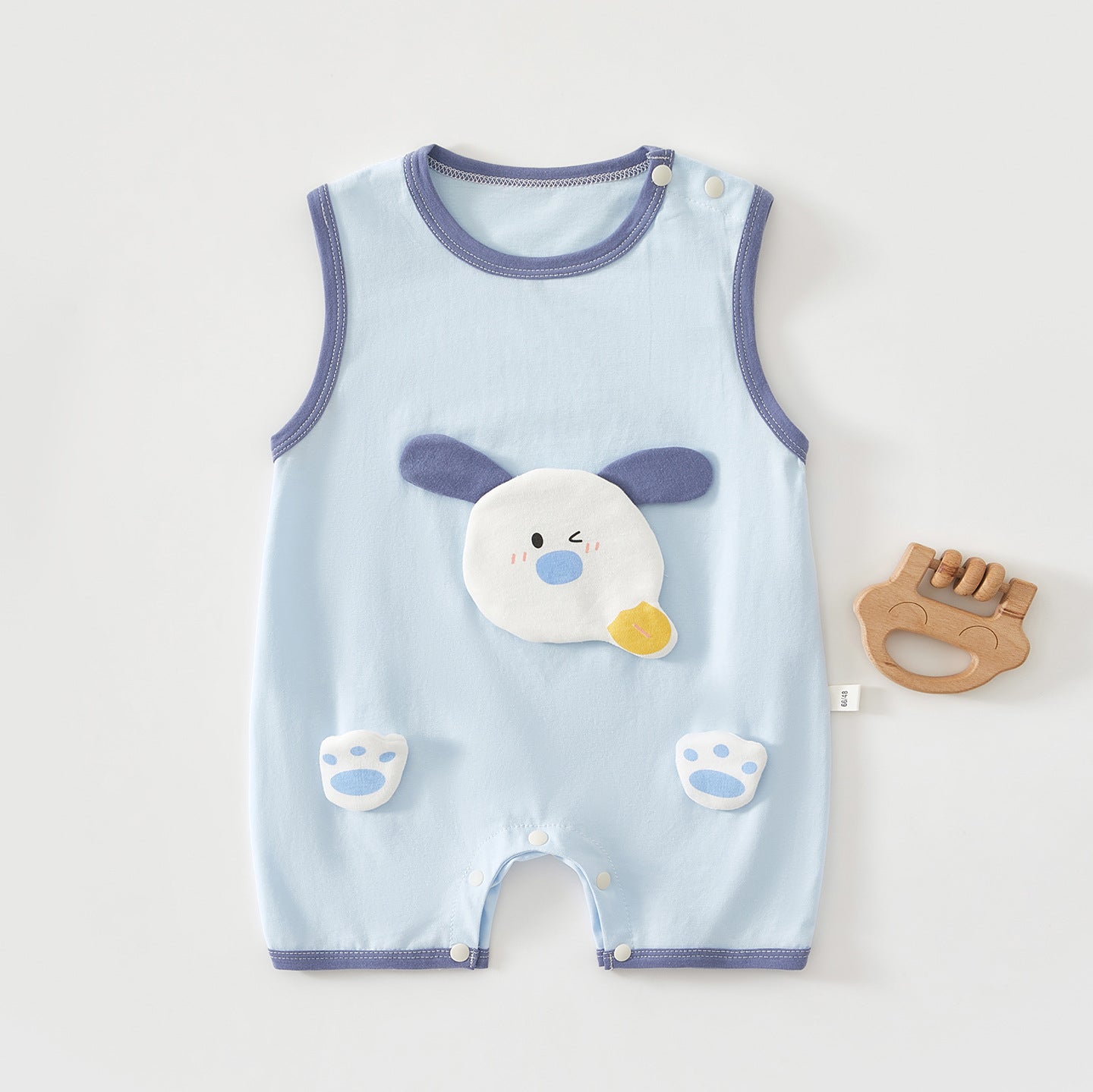 Summer Thin Sleeveless Vest Unisex Pajamas Jumpsuit, Climbing Suit