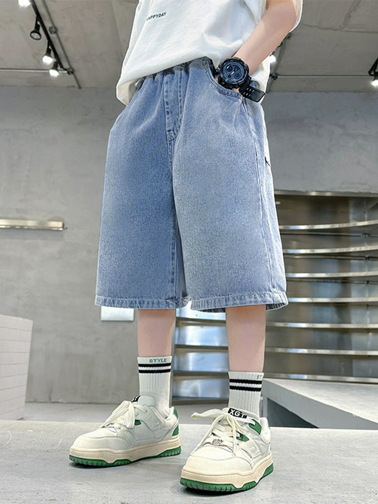 Children's Summer Shorts Thin Denim Loose Casual Children's Pants
