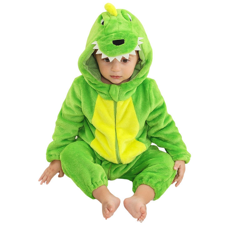 Children's Flannel Crawling Infant Jumpsuit Performance Wear Jumpsuit, Climbing Suit