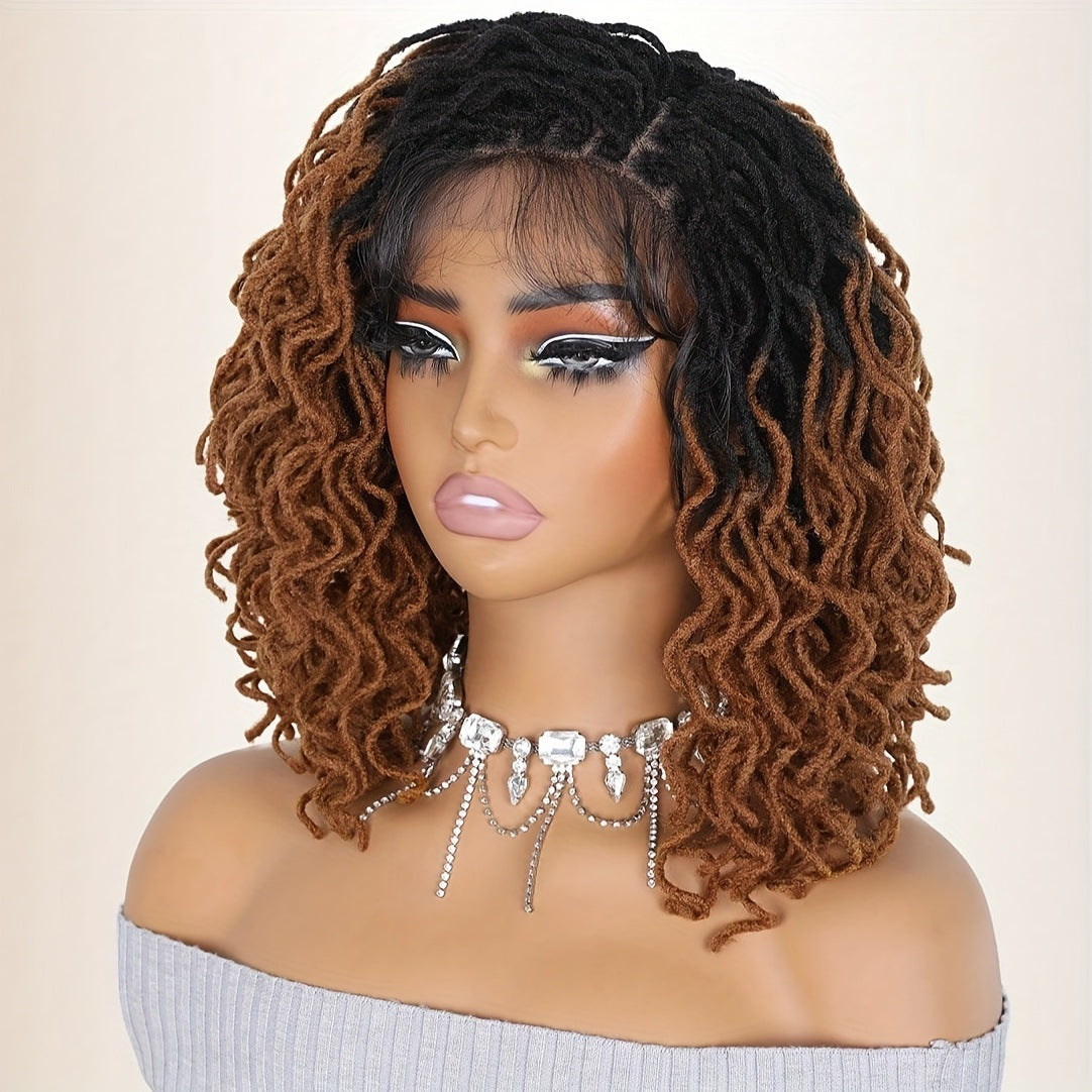 Chemical Fiber Small Roll African Dirty Wig Short Curly Hair