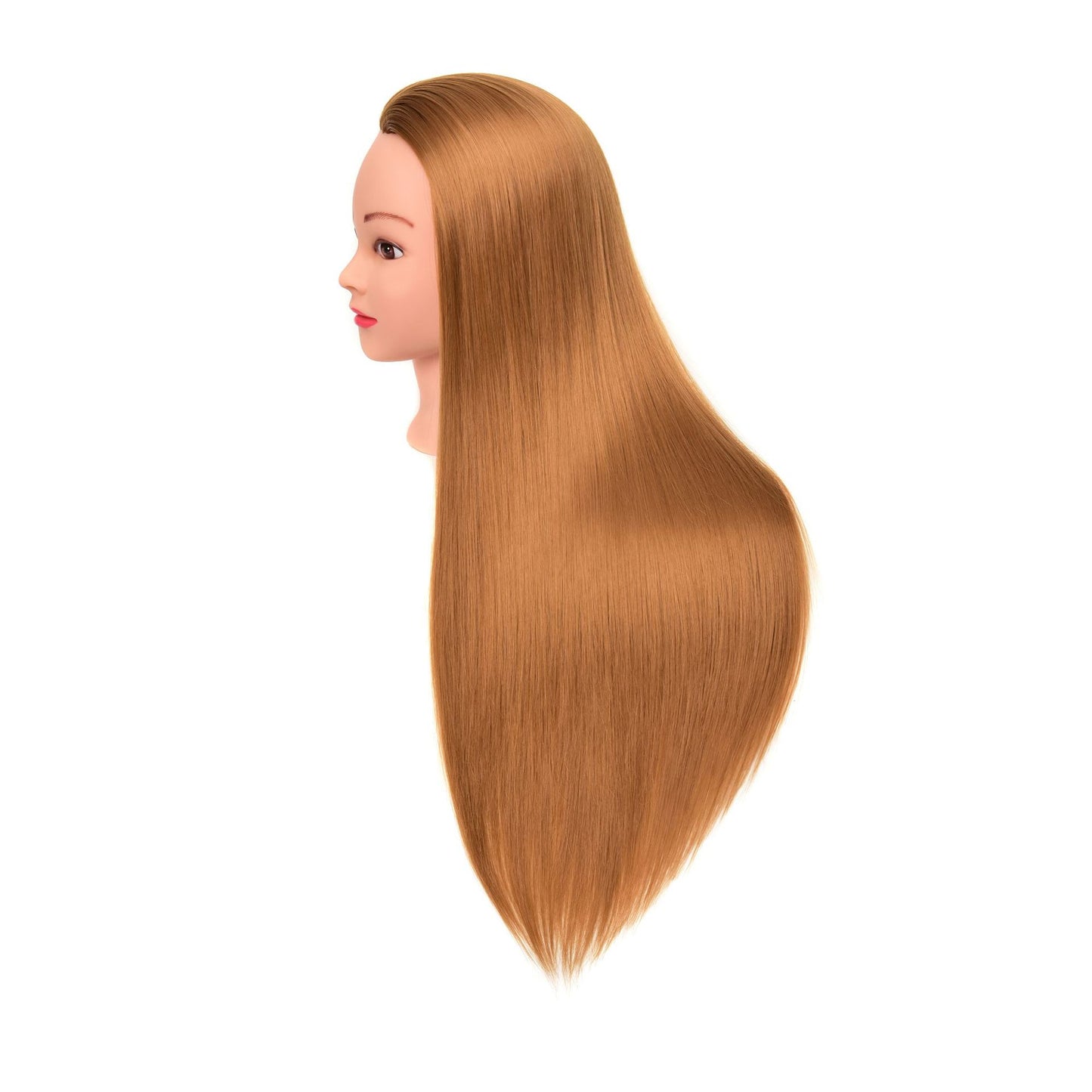 Real Hair Doll Hairstyle Hairdressing Model Head Mannequin Braided Updo Other Wig