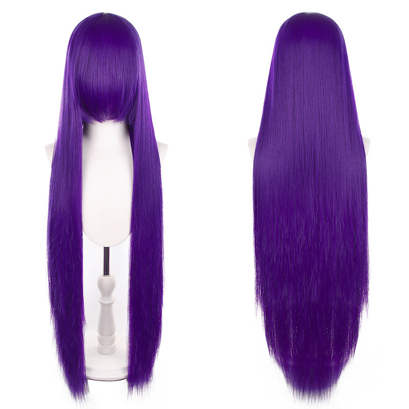 Mao Style Universal Scalp Head Long Bangs Cos Wig