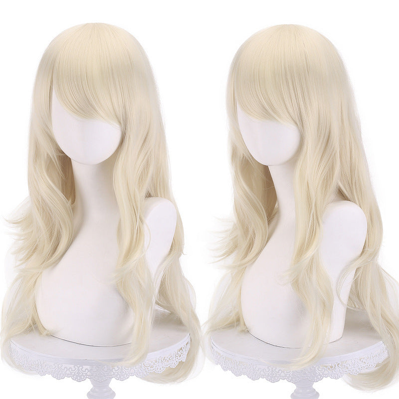 Anime Universal Long Curly Hair Micro Cos Wig