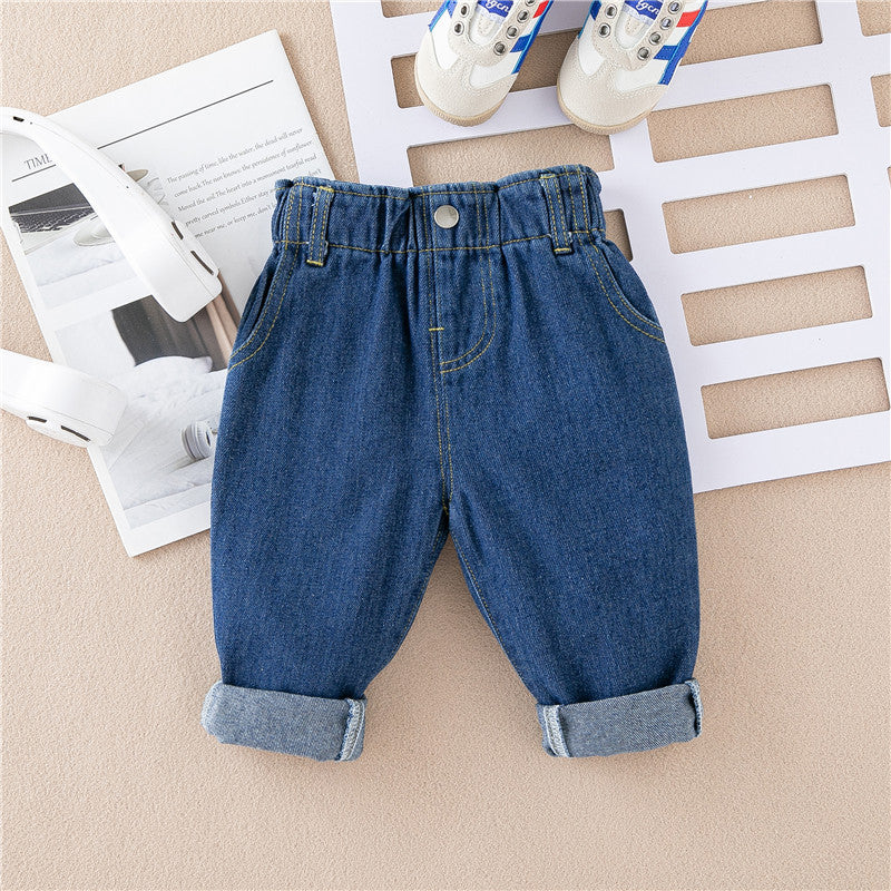 Children's Jeans Spring Long For Boys Casual Children's Pants