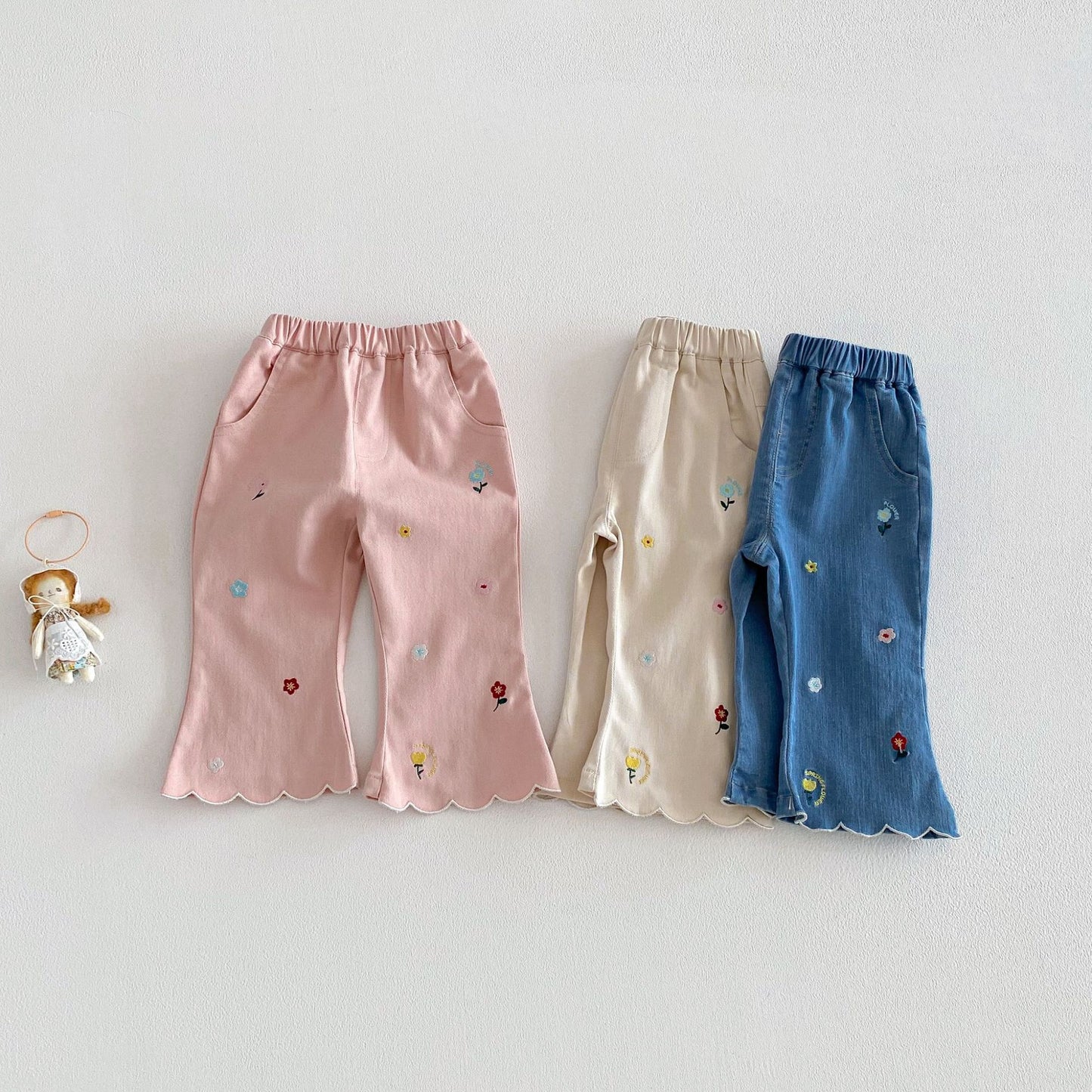 Children's Bell-bottom Spring Western Style Casual Fashion Children's Pants