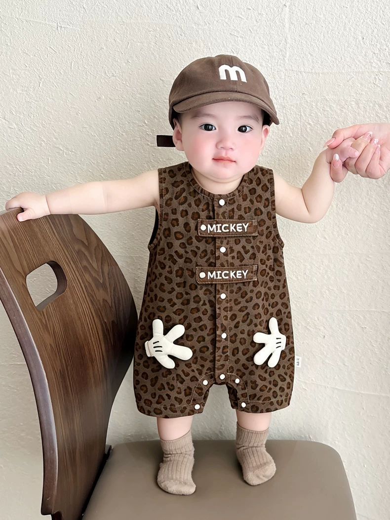 Summer Super Western Style Boy Thin One-piece Cute Clothes Jumpsuit, Climbing Suit