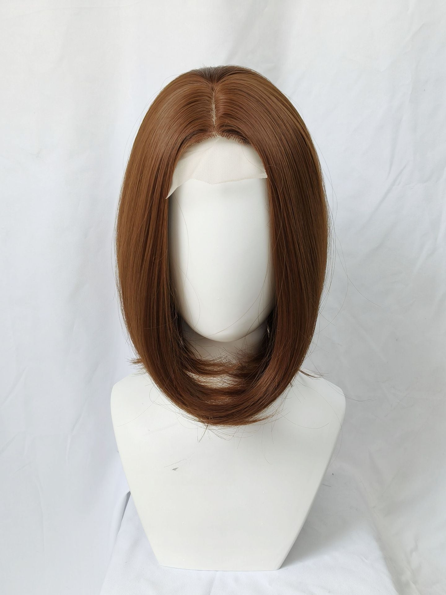 Forehead Hand Crocheting Hook Lace Mid-length Partial Mao Modeling Anime Cos Wig