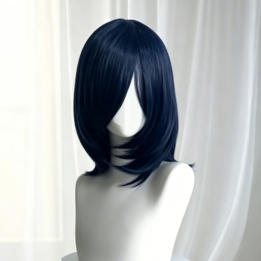 Universal With Inner Short Hair Hand Cos Wig