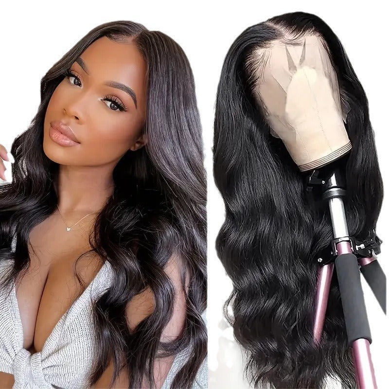 Fashionable Golden Big Wave Curly African Wig Long Curls