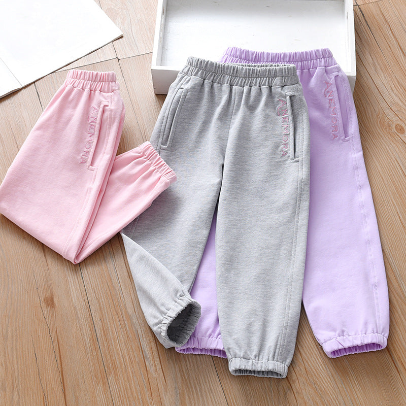 Children's Fashionable Spring Sports Trousers Casual Children's Pants