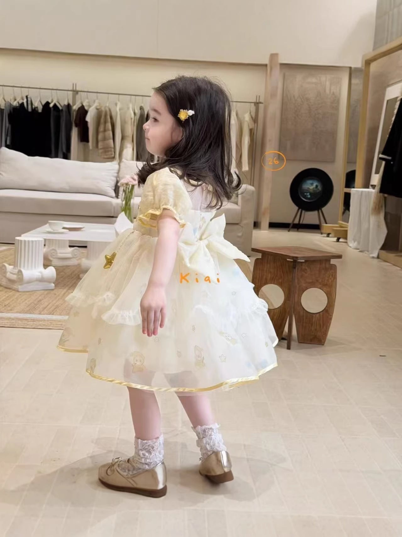 Trendy Summer Princess Sweet Birthday Mesh Children's Dress