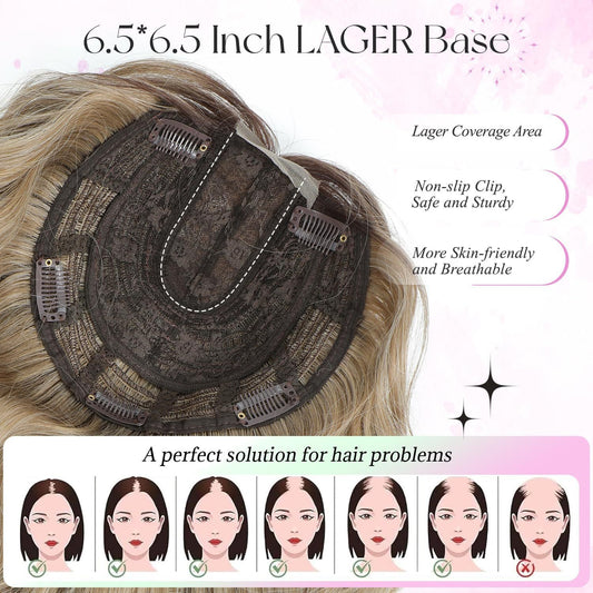 Headgear Female Chemical Fiber Top Lace Wig Short Curly Hair
