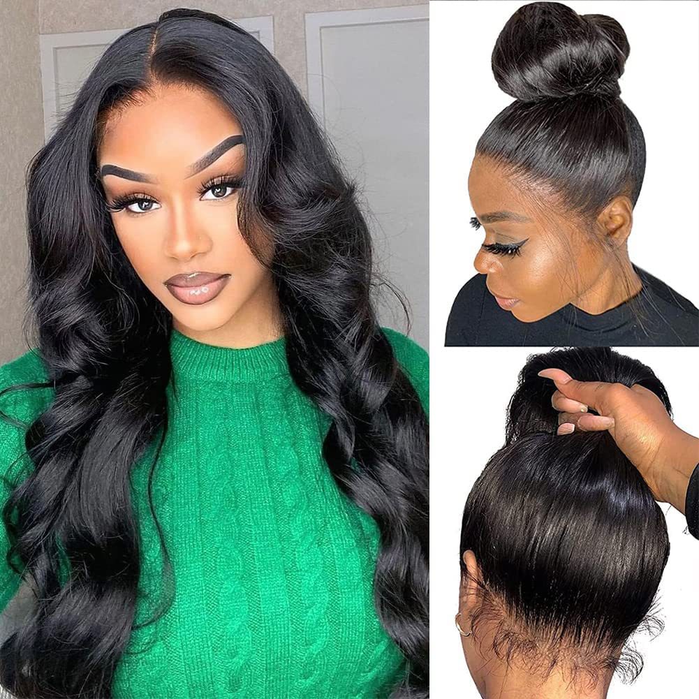 Lace Black Mid-length Curly Hair Fiber Wig Long Curls
