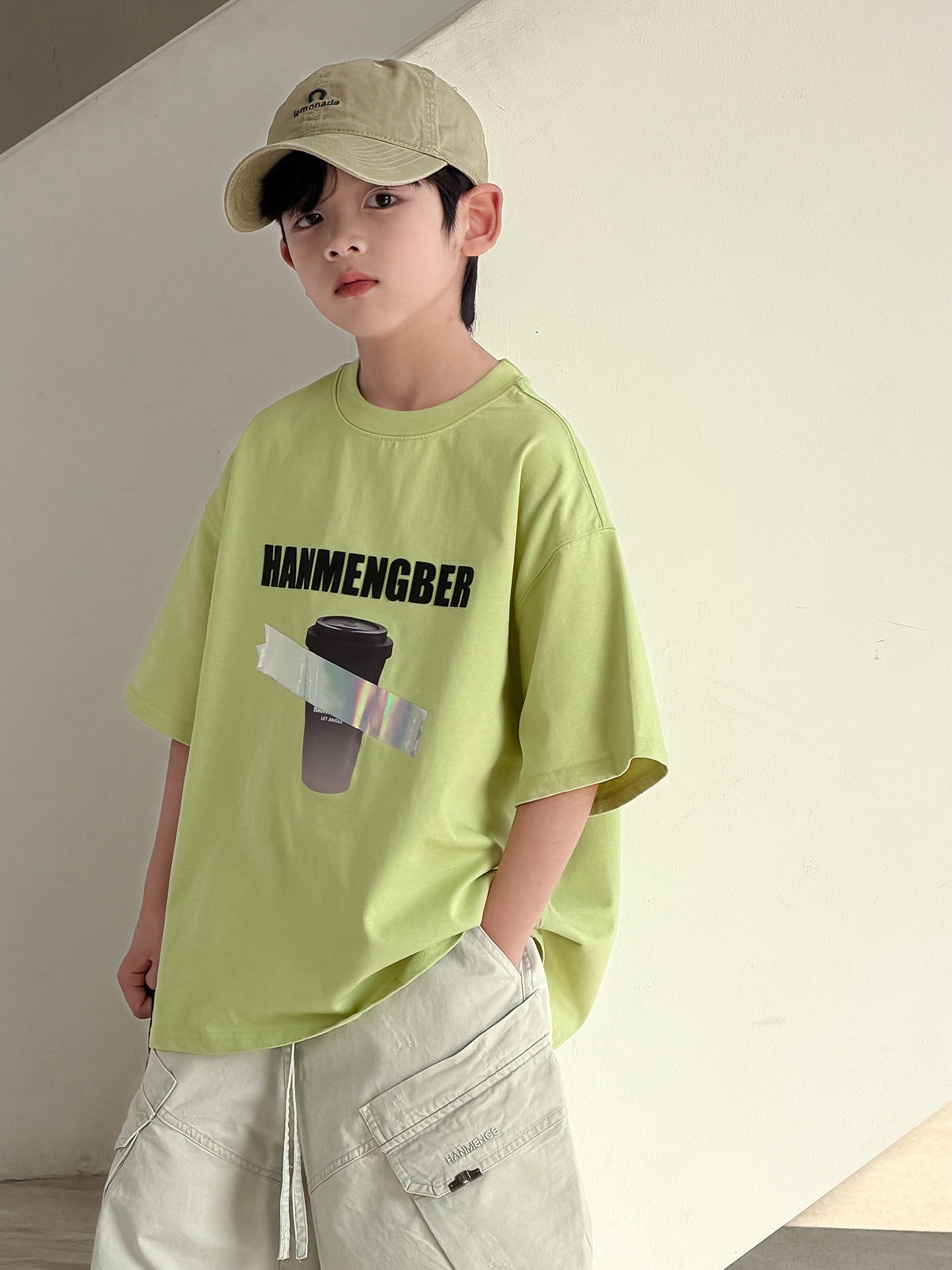 Boy's Short-sleeved Summer Wear Half Sleeve Boy Children's T-shirt