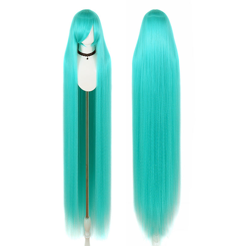 Five Corn Stigma Universal Curly Hair Bangs Optional Colorful Long Straight Wig