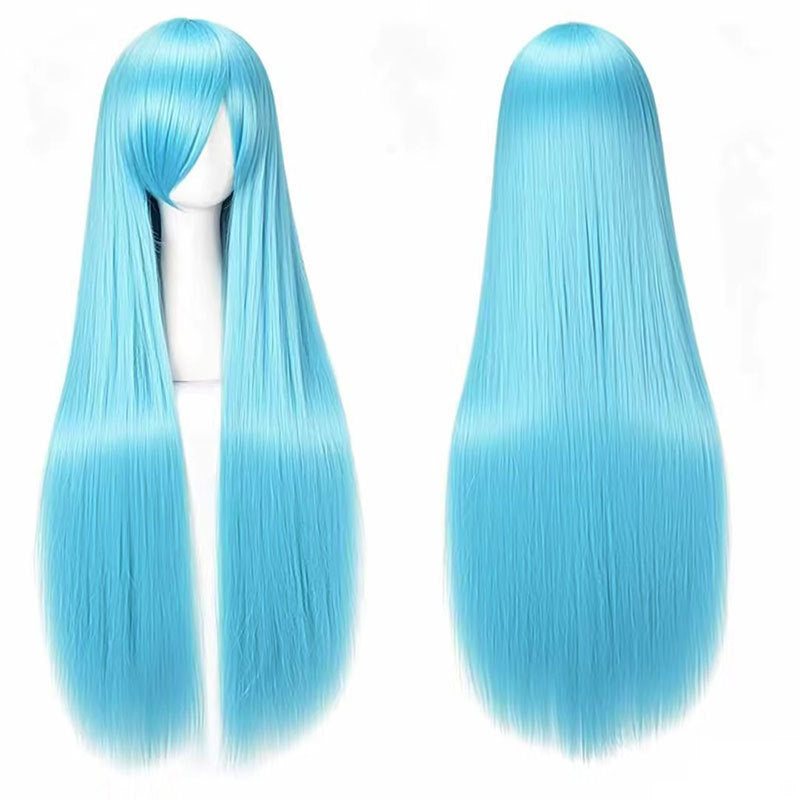 Classic Universal Color Hair Anime Fiber Long Straight Wig
