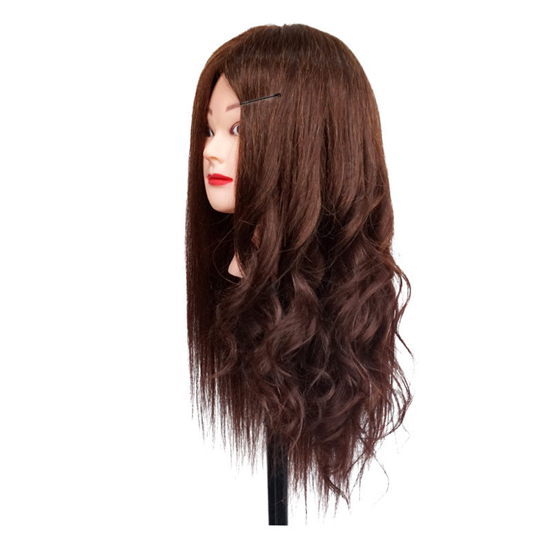 Real Hair Doll Hairstyle Barber Shop Apprentice Practice Roll Other Wig
