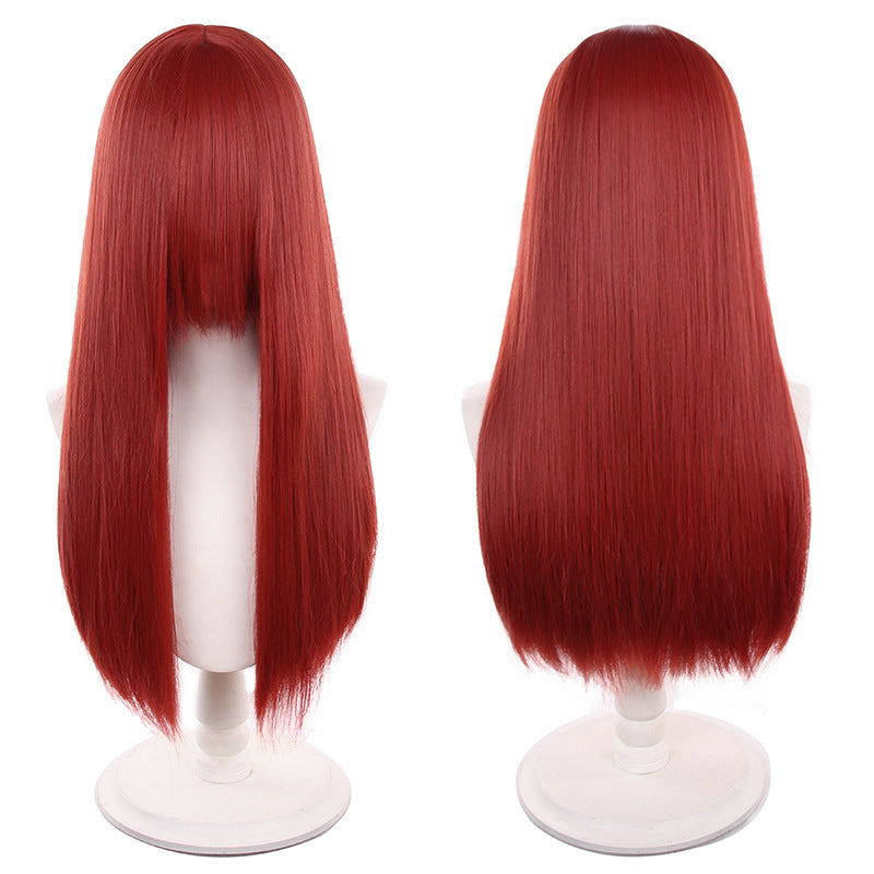 Popular Universal Long Straight Weight Scalp Cos Wig