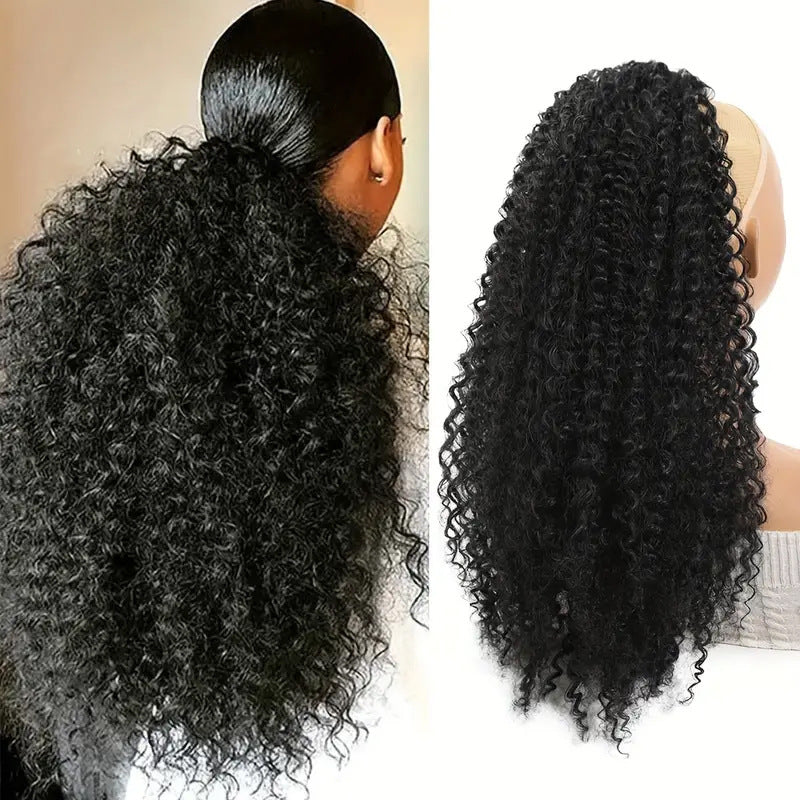 Tail African Fashion Chemical Fiber Fluffy Wig Ponytail