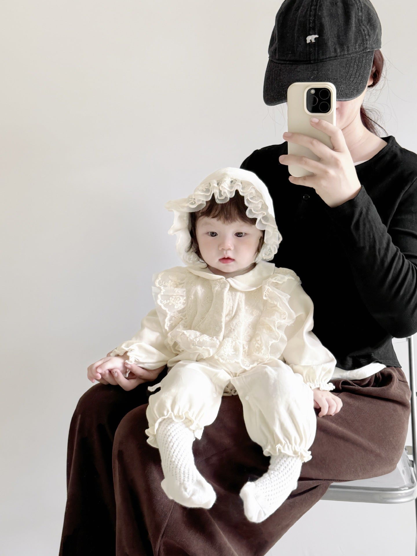 For Babies Autumn Clothing Full Moon Year Jumpsuit Princess Jumpsuit, Climbing Suit