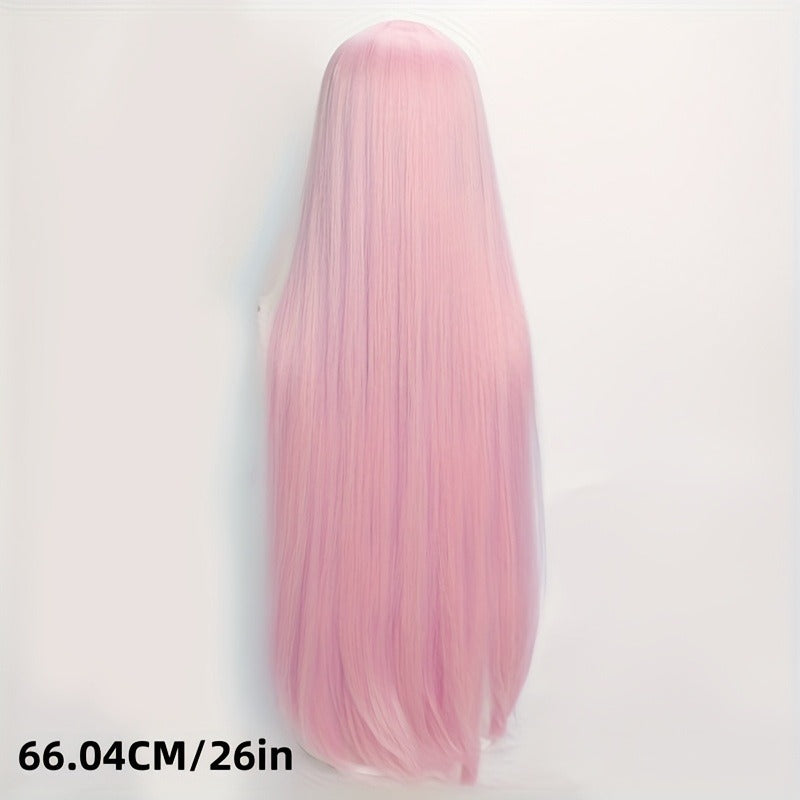 Women's National Team Bird Of Paradise Straight Two-dimensional Animation Hair Wig Long Curls