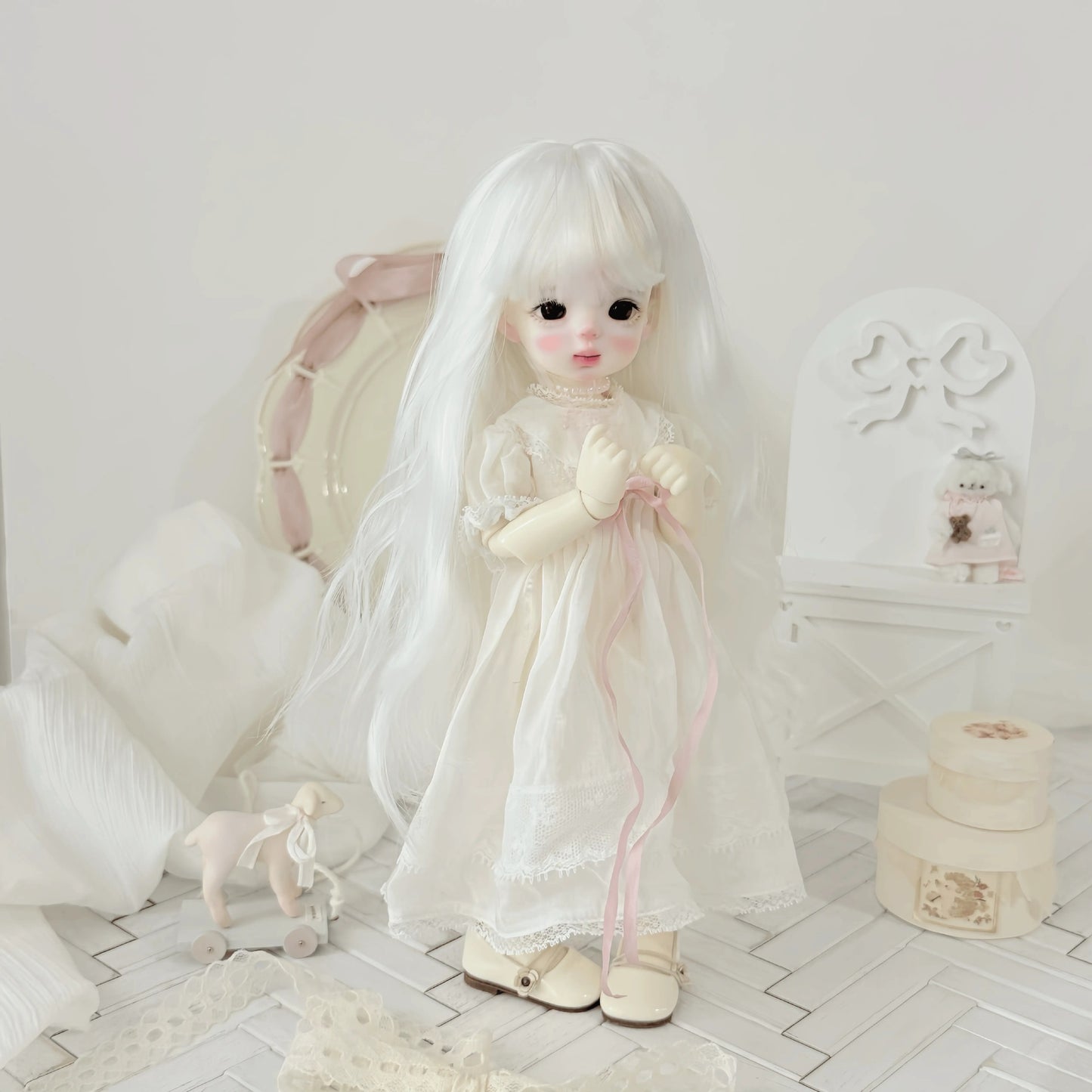 Doll For Points Soft Silk Bangs Small Cos Wig