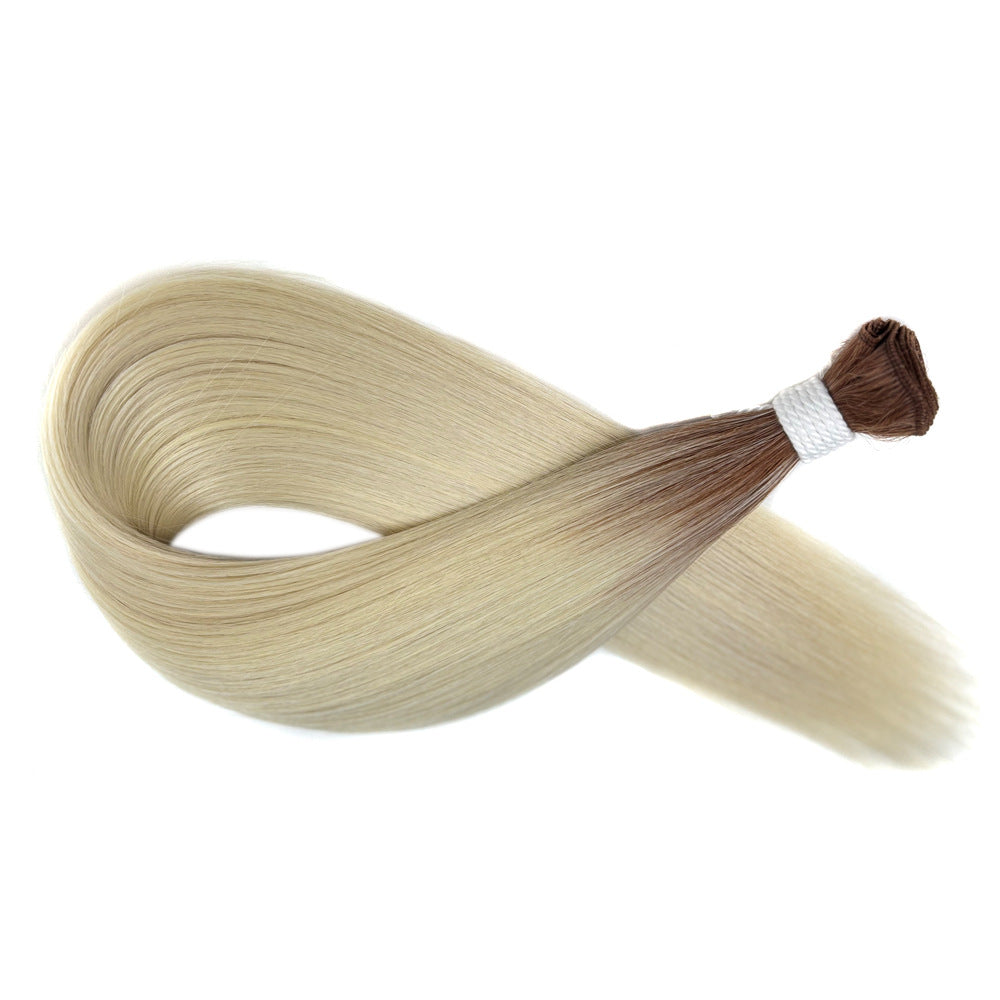 Classy Beautiful African Weft Hair Extension Long Straight Wig