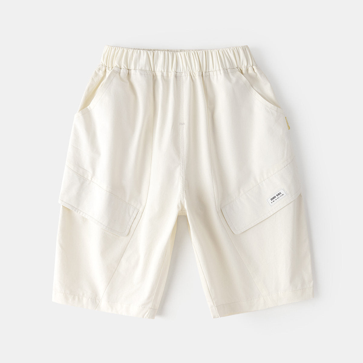 Children's Boy's Cropped Trousers Cotton Summer Overalls Thin Little Casual Children's Pants
